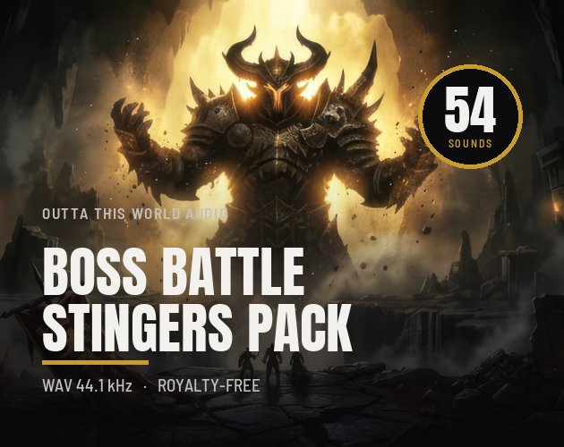 Boss Battle Stingers Pack cover artwork