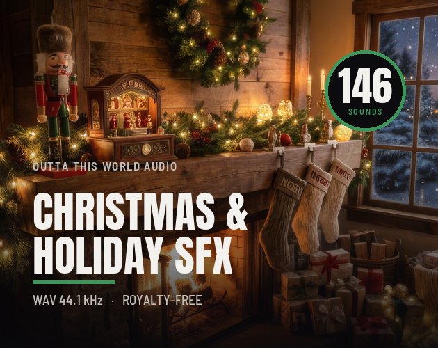 Christmas and Holiday SFX Library cover artwork