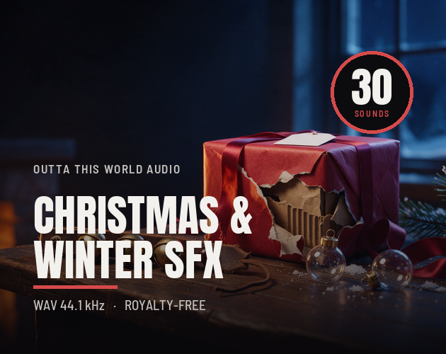 Christmas & Winter SFX - 30 Sound Effects cover artwork