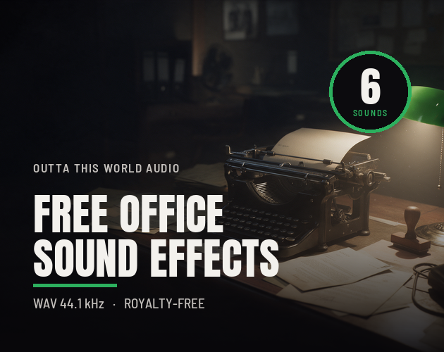 Free Typewriter and Office Sounds cover