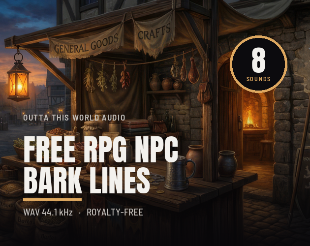 Free RPG NPC Bark Lines cover