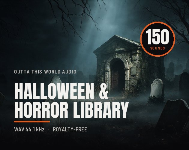 Halloween and Horror SFX Library - 150 Sound Effects, 7 Packs cover artwork