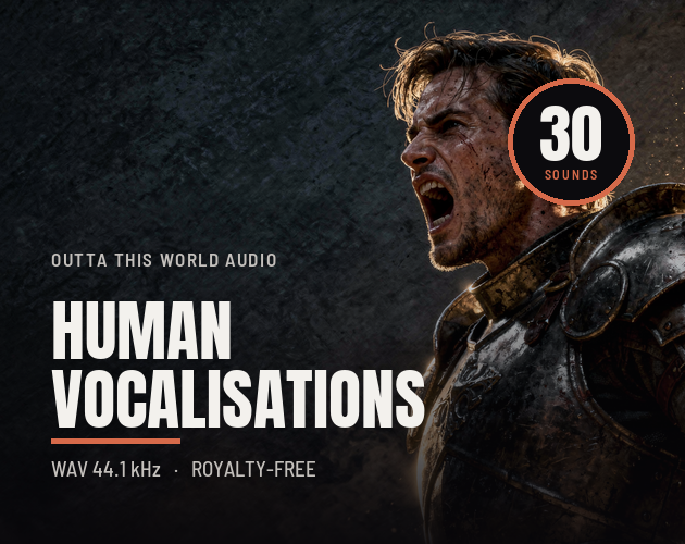 Human Vocalisations - 30 Sound Effects cover artwork