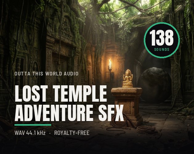 Lost Temple Adventure SFX Library cover artwork