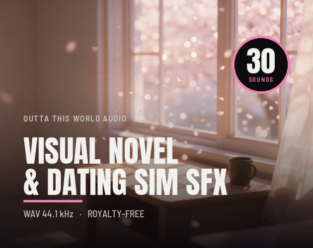 Visual Novel & Dating Sim SFX - 30 Sound Effects cover artwork
